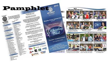 2013 Pamphlet Collage - 2012 Highlights!